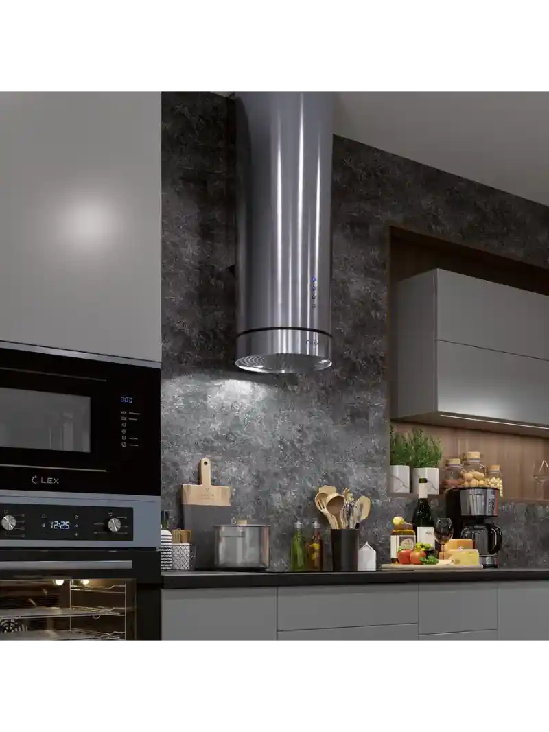 Вытяжка кухонная островная LEX Tubo Isola 350 Inox