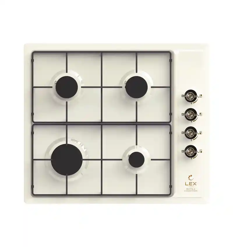 Варочная панель газовая LEX GVE 6044-1 C IV Light Белый антик