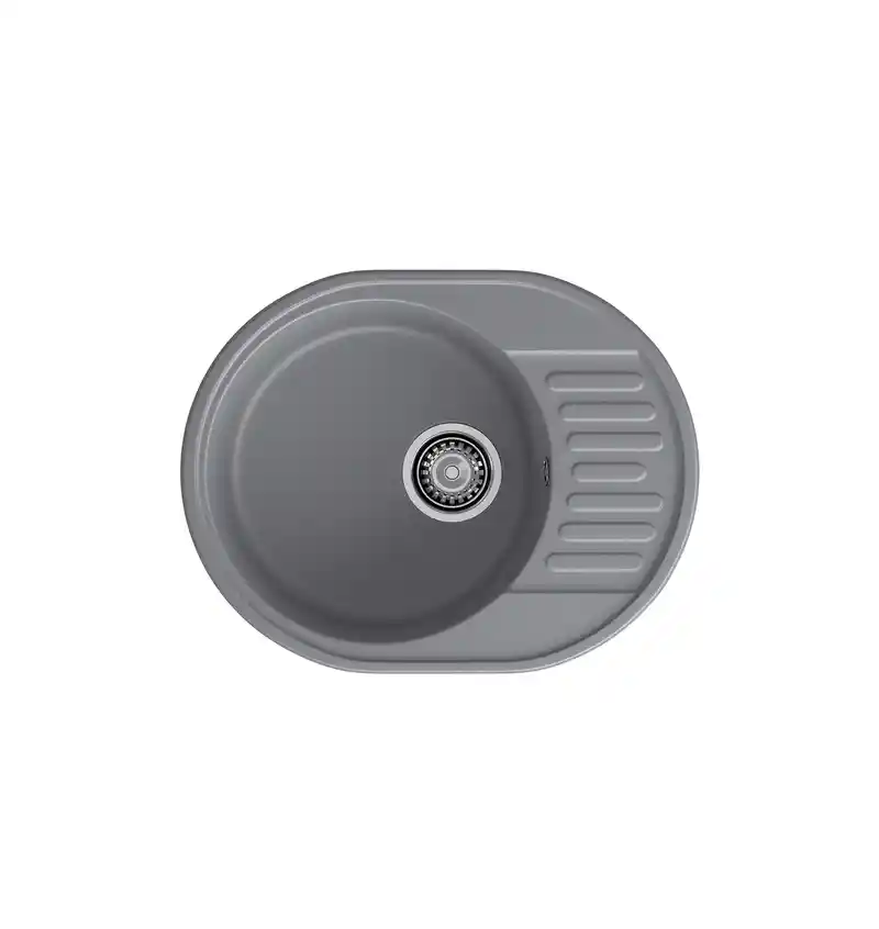 Мойка кухонная кварцевая LEX Orta 620 Deep Grey